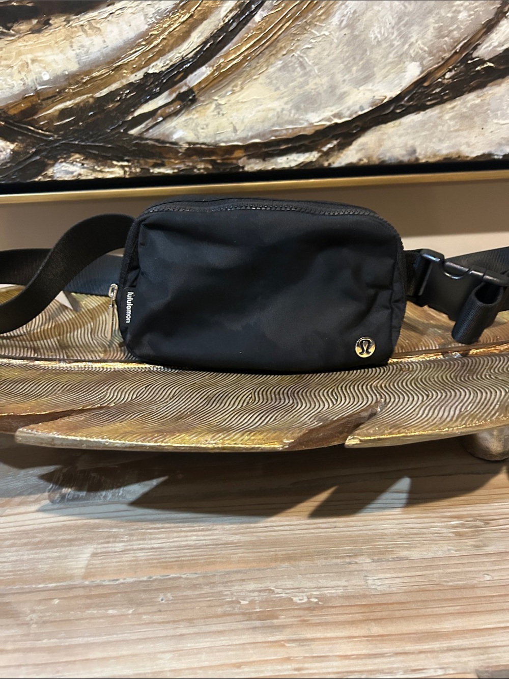 lululemon athletica Black Compact Waist Pack Belt Bag